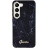 Guess GUHCS23SPCUMAK S23 S911czarny/black hardcase Marble